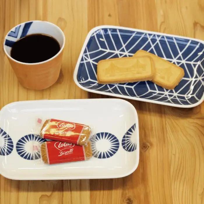 【波佐見焼】EVOTRA 長角皿 プレート 4枚セット 食器 皿 プレート 長角プレート 波佐見焼 【浜陶】【くらわんか】 [AA10] 波佐見焼