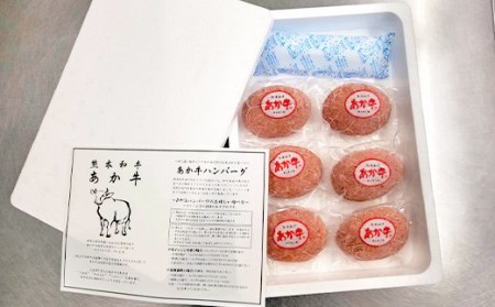 あか牛 手作り ハンバーグ 120g×6 計720g