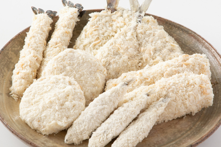 魚介 惣菜 5種 ほほえみ セット ( エビフライ あじフライ いかフライ ししゃもフライ えびカツ )  カジマ 魚介 海老 海鮮 冷凍保存_AF050