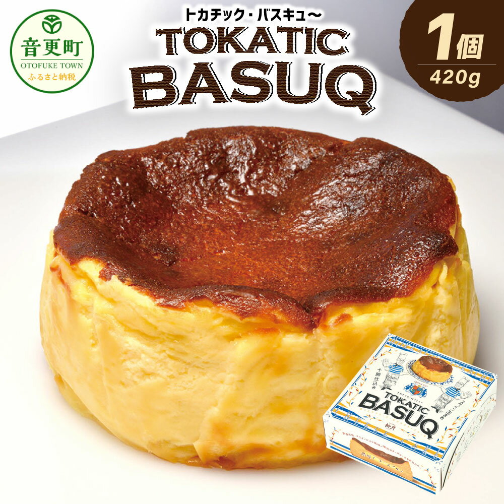 【ふるさと納税】「柳月」 トカチック・バスキュ～ バスクチーズケーキ 【B162】 1箱 420g バスキュー 十勝産クリームチーズ カラメルソース 洋菓子 スイーツ デザート ケーキ チーズケーキ お菓子 おやつ 冷凍 北海道 音更町 送料無料