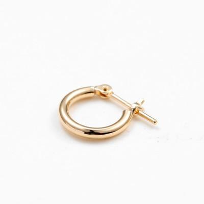 ふるさと納税 昭和町 K18　フープピアス　111624　　　　　　　太さ1.5mm ・直径10.0mm |  | 02