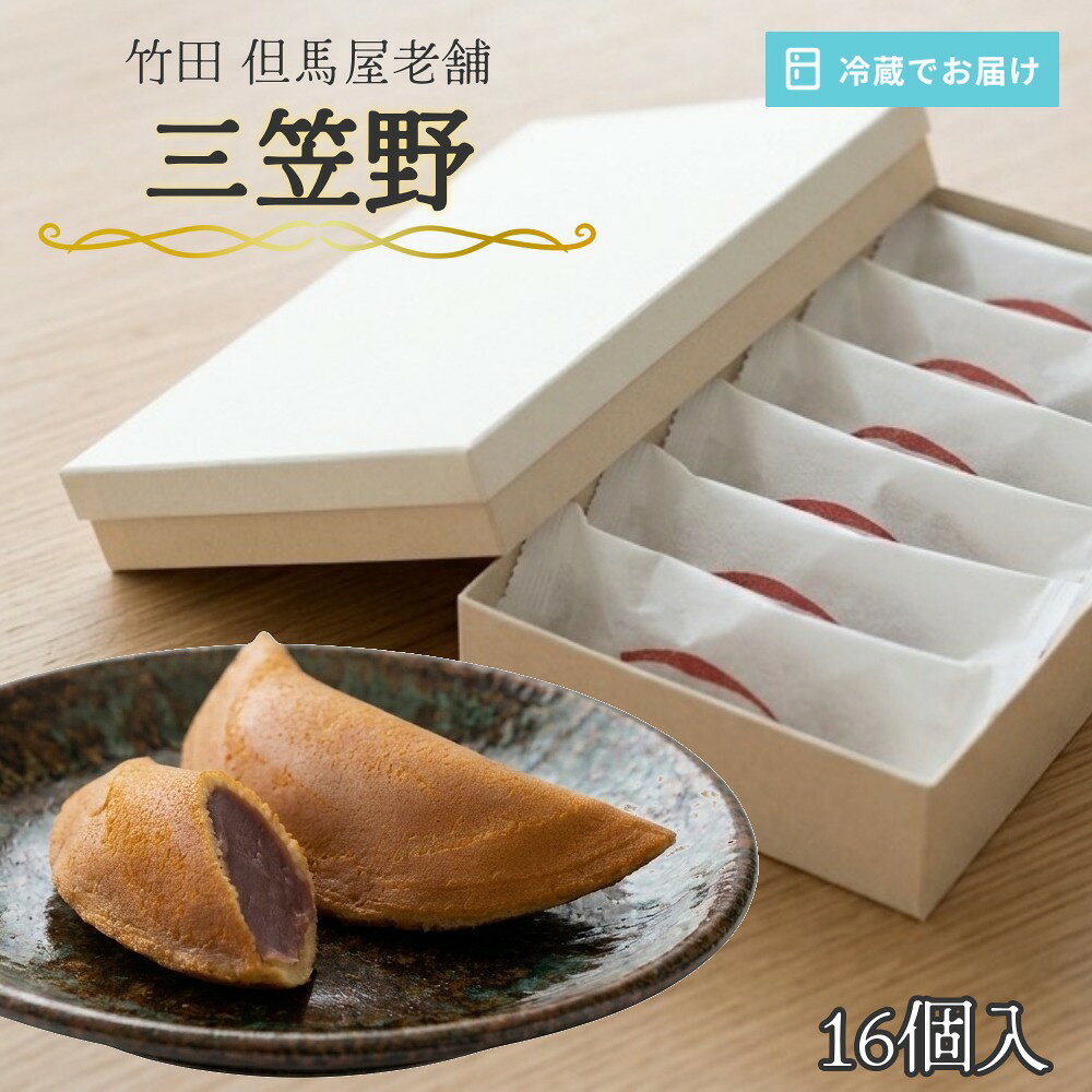 【ふるさと納税】[竹田 但馬屋老舗] 三笠野 16個入 個包装 和菓子