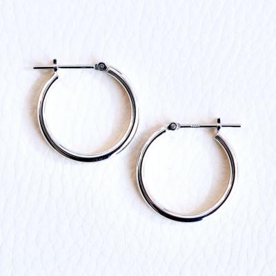 ふるさと納税 昭和町 Pt900 プラチナ(地金) フープピアス (直径20mm) 保証書付 KO-0059 |  | 02