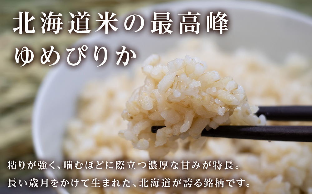 【新米予約】【定期便8回】ゆめぴりか玄米2kg≪杉本農園≫