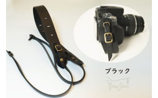 Bottega Glicine カメラアクセサリーセット カメラストラップ&ハンドストラップ イタリアンレザー 日本製　 172-011