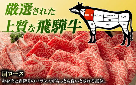 【3回定期便】飛騨牛 牛しゃぶ用肩ロース 700g 白川町 / 浅井商店[AWBJ021] 飛騨牛