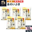 【ふるさと納税】【令和6年産新米予約】【玄米】金のいぶき 10kg（2kg×5袋）新米予約 10キロ