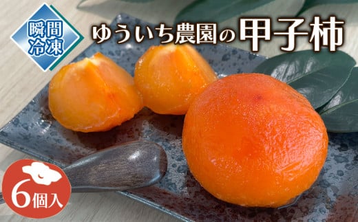 fc-71-001 ゆういち農園の甲子柿 6個入り