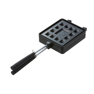 LOGOS ワッフルパン 着脱可能ハンドルでコンパクト収納。お手入れ簡単 81062242【1689530】