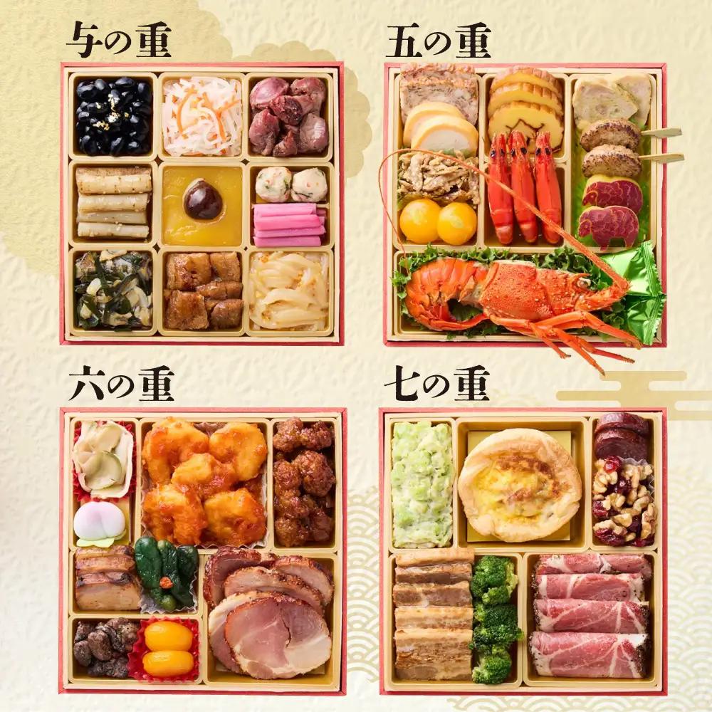 「板前魂の七段重」 別添品山盛り！大ボリュームおせち 七段重 6.5寸 72品 7人前 先行予約 年内発送_OS175-0025
