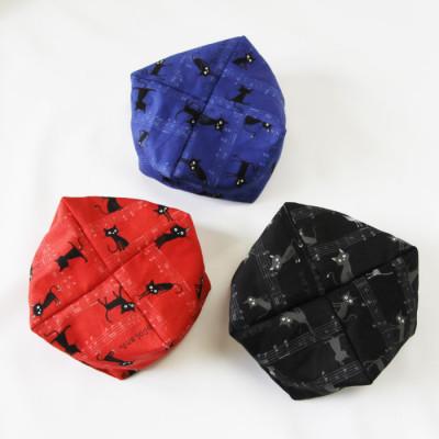 ふるさと納税 大川市 バスティン　ピアノレッスン用　お手玉(猫柄)(3個セット)