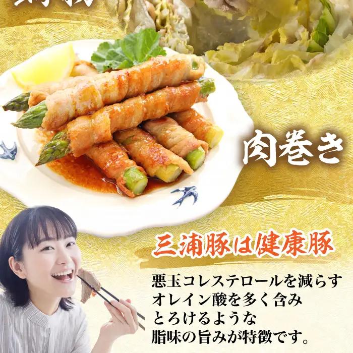 特盛三浦豚 1.6kg 豚肉セット バラ ウデ モモ / 恵那市 / あづま精肉店 [AUDL001]