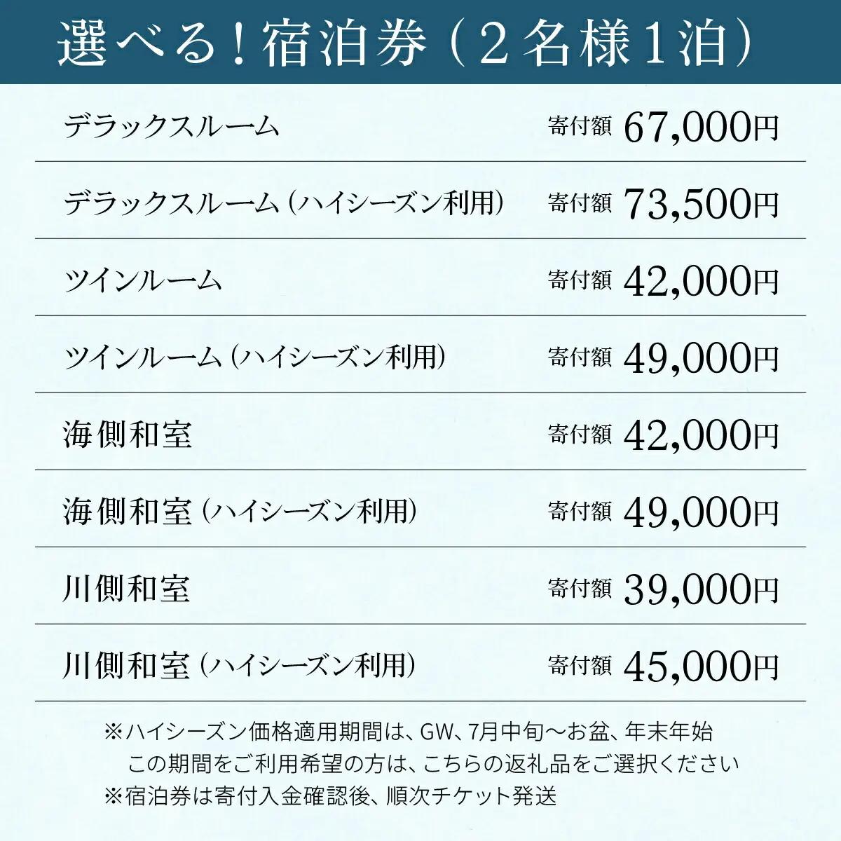 東洋白浜リゾートホテル　宿泊券　海側和室 2名様1泊