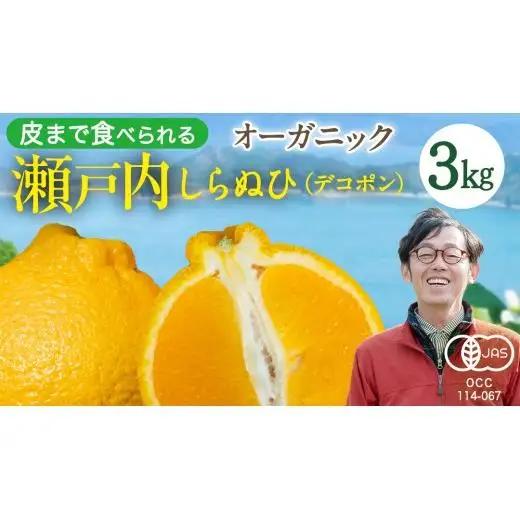 瀬戸内 オーガニック 不知火 3kg 【2027年2月～3月発送】