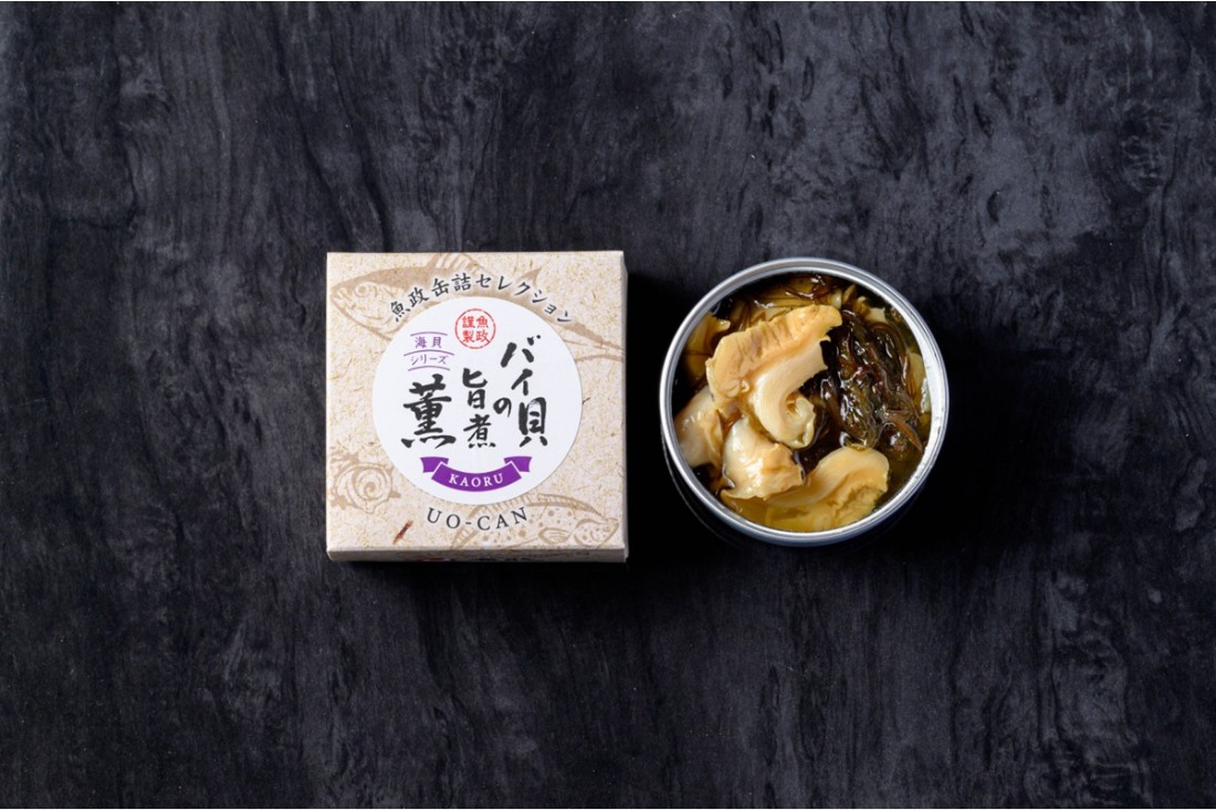 バイ貝の旨煮 薫（かおる）Sサイズ　3缶セット　UO01235