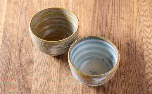 日高見窯 「湯呑 藁灰釉」 ペアセット 湯呑 いっぷく碗 食器 陶器 焼き物 工芸品 食卓 キッチン シンプル 電子レンジ対応 食洗機対応 食器 日用品 宮城県 登米市産【日高見窯】tm135