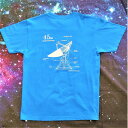【ふるさと納税】国立天文台野辺山オリジナルTシャツ　-青Lサイズ-【1298461】