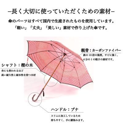 ふるさと納税 富士吉田市 舟久保織物の雨傘/長傘 ほぐし織 富士山/赤 カーボンファイバー メンズレディース 日本製 |  | 01