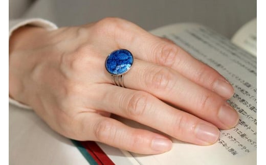 
            ★色6種★【尾張七宝窯元　加藤七宝製作所】丸リング　（カラー：紺透・黄透・緑透・赤透・黄緑透・桃透）
          