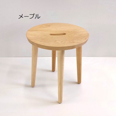 スツール丸(メープル)_05517【1687615】