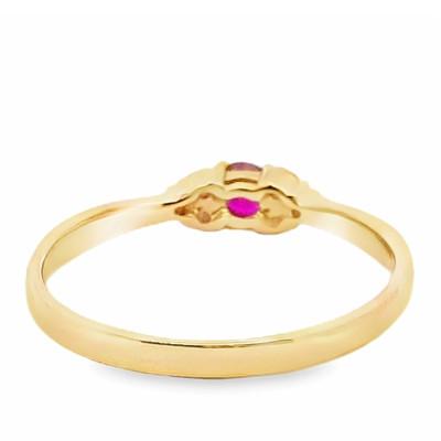 ふるさと納税 笛吹市 K18 ルビーダイヤモンドリング RADR-4846 #9 |  | 01