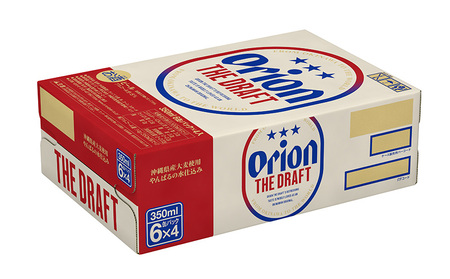 オリオンビール　オリオン ザ・ドラフト　350ml缶・24本 沖縄 青い海 リゾート 夏 爽快感 orion beer ビール うまい 家飲み アウトドア バーベキュー スポーツ観戦 ビーチ リラック