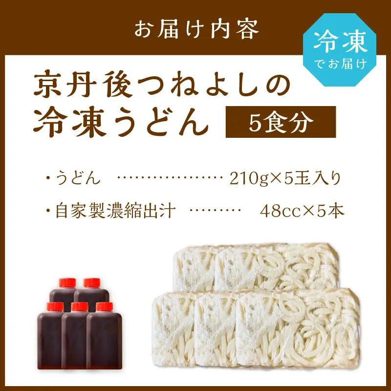 冷凍うどん5玉 出汁付_うどん[KI00028]