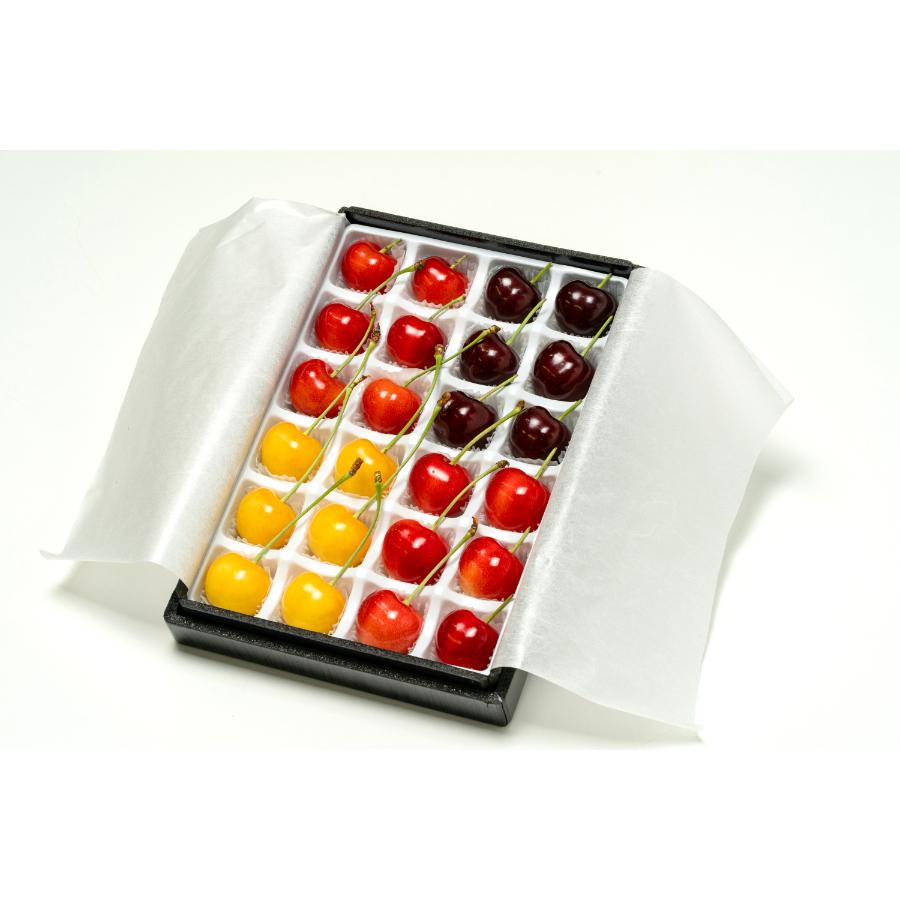 ＜大橋さくらんぼ園＞さくらんぼ4色スペシャル24粒（4種×6粒）