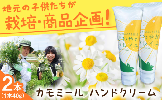 カモミール　ハンドクリーム 2本セット　【グローカルデザインスクール株式会社】 [AKCP003]