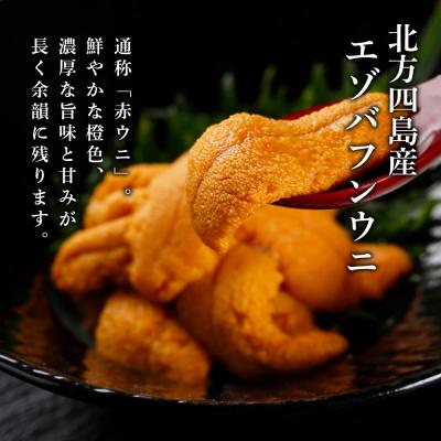 ふるさと納税 知内町 2026年先行受付☆知内加工☆紅白ウニ食べ比べ 各1×100 g【マルタカ高橋商店】 |  | 01