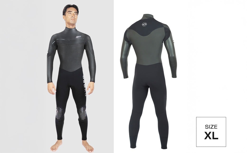 
ウエットスーツ CYBER 5/3mm起毛　 LIGHT-ZERO-LTD フルスーツ WINTER仕様 XLサイズ
