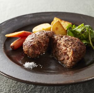 【ふるなび限定】FN-Limited-SP 【 定期便 6回 】 ハンバーグ 2種セット 総菜 お肉屋さんの手作り 合計6個 （かずさ和牛ハンバーグ × 3個 ・ 和牛ハンバーグ × 3個） 国産 和