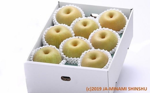 I-8 梨　南水 約2.2㎏【8～9玉】※2025年発送　先行予約分※