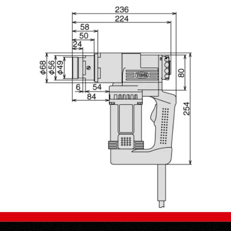 1次締め専用レンチ建方1番(トルシアボルト用) GKS501【受注過多のため生産が追い付かず、お届けまでにお時間がかかる場合がございます】 15001-40000065_イメージ2