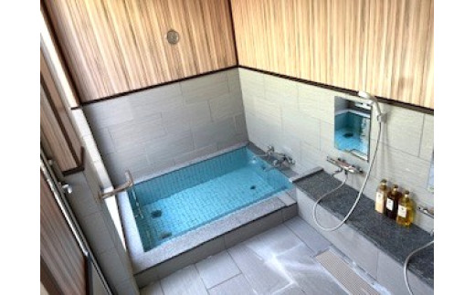 湯温は39℃に調整しています