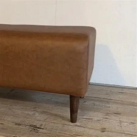 90 Bench(90ベンチ)ランド ライトブラウン BR鉛筆脚【SWOF】_雑貨・日用品 椅子・チェア・ソファ 家具・インテリア _【1501631】