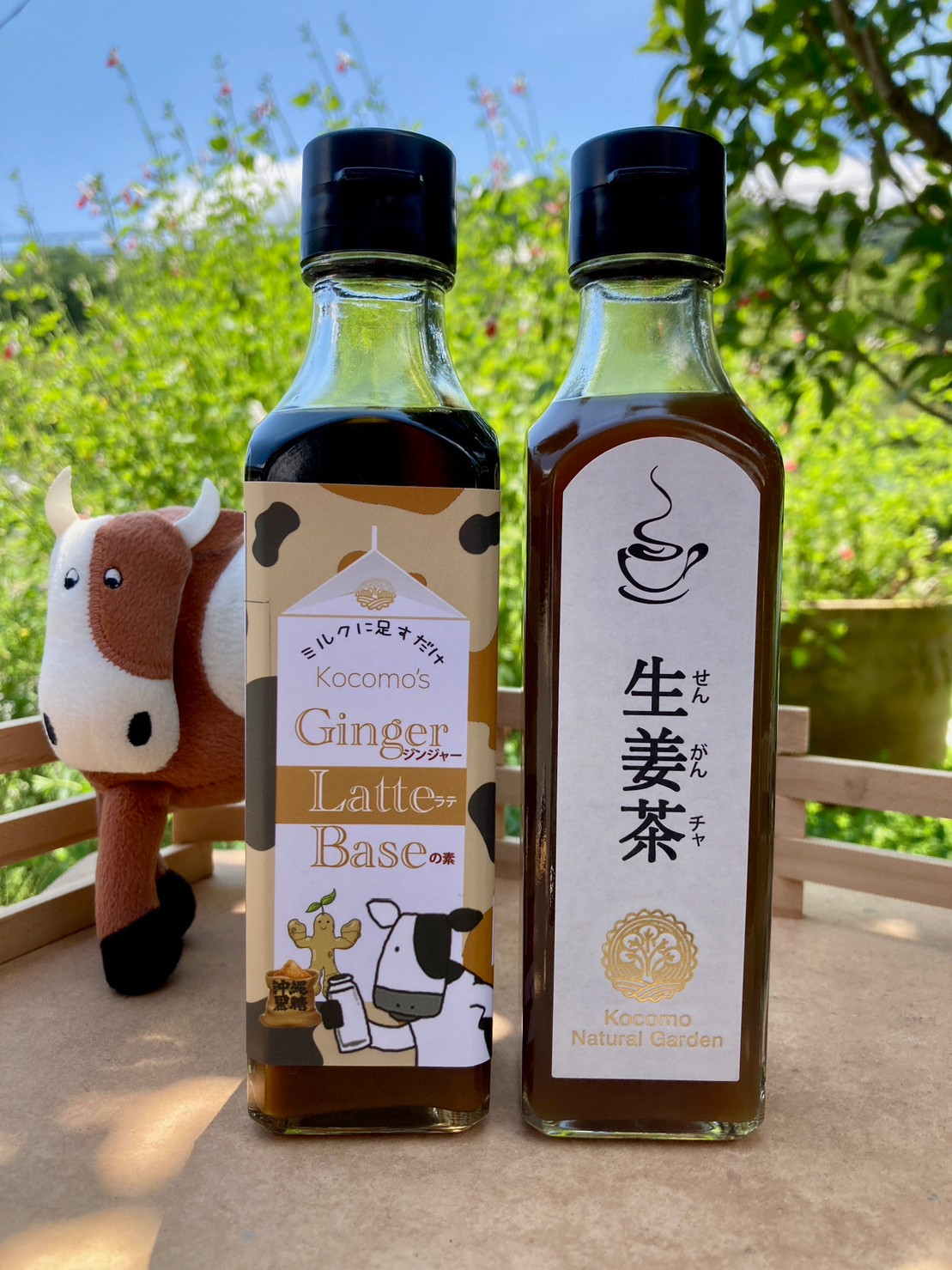 
                  Kocomo’s 生姜茶 × Ginger Latte Base ジンジャーラテの素 詰め合わせ 2本(200ml×各1本) _S148
                