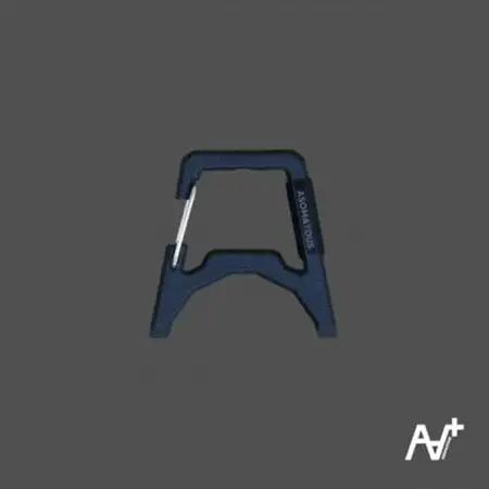 EX-GATE(ブラック) キャンプなどのアウトドアで大活躍 コンパクト カラビナ【1582419】