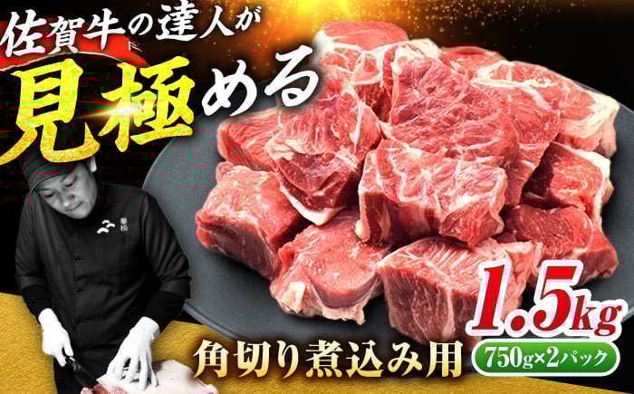 
            ＜シチューやカレーに！＞ 佐賀牛 すね肉 角切り 1.5kg(750g×2) 吉野ヶ里町/ミートフーズ華松 [FAY101]
          