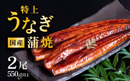 【 発送月 ・ 容量が選べる！ 】【 12月発送 】 国産 うなぎ蒲焼 特上うなぎ2尾 合計550g以上 山椒付き 鰻 ウナギ たれ タレ たっぷり うな重 鰻重 ひつまぶし