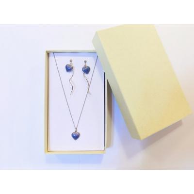 ふるさと納税 津島市 七宝焼アクセサリー2点セット(ネックレス、イヤリング) |  | 03