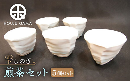 【宝寿窯】 雫しのぎ煎茶 5個 [UCN007] 煎茶碗