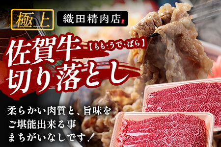 佐賀牛切り落とし【もも、うで、ばら】600g×2P(1.2kg)｜佐賀牛 和牛 国産牛 高級 ごちそう ギフト グルメ 贅沢 ふるさと納税 ブランド牛 佐賀県 鹿島市 お取り寄せ 牛肉好き必見 鹿島 