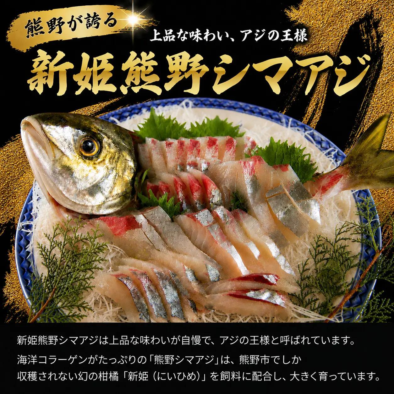 【配送日指定可】 アジ 新姫熊野しまあじ 1匹 下処理済み【冷蔵】【mzsi0004-1】