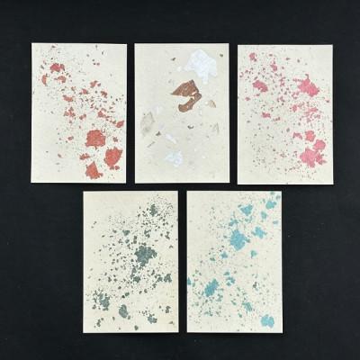 ふるさと納税 中野市 箔ポストカード　5枚選-11