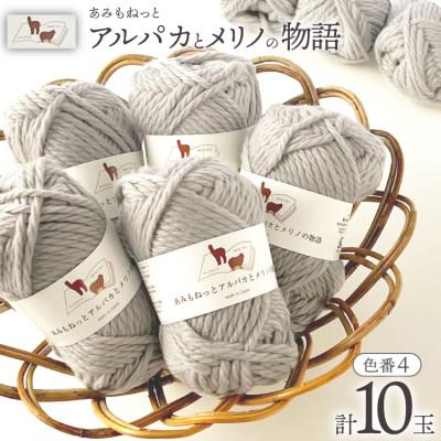 ふるさと納税 江南市 あみもねっと アルパカとメリノの物語 4番色 10玉セット