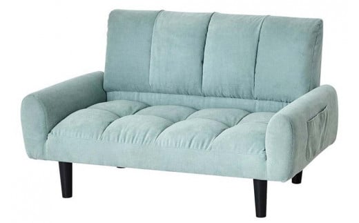 2Pコーデュロイ ソファー スプレーグリーン 家具