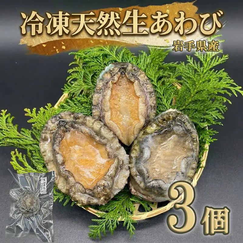 【スピード発送】冷凍 蝦夷あわび 3個 