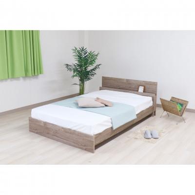 ふるさと納税 知立市 【玄関渡し】585セミダブルベッド(ヴィンテージナチュラル)ボンネルコイルマットレス付(1956)