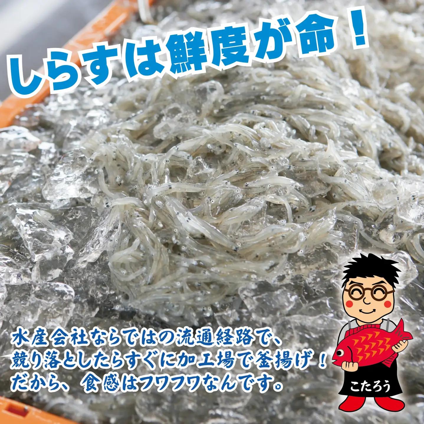 【鮮度抜群】釜揚げしらす 800g 小分け